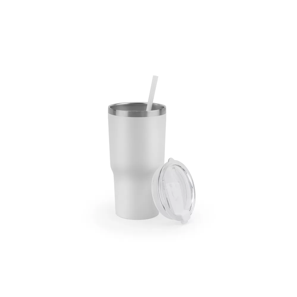 Copo Térmico de Viagem em Aço Inox Reciclado 600 ml Personalizado Copo Térmico de Viagem em Aço Inox Reciclado 600 ml Personalizado