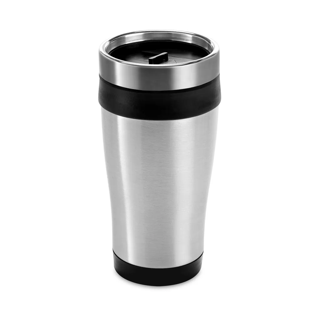 Copo térmico em aço inoxidável e PP 420 mL Personalizado Copo térmico em aço inoxidável e PP 420 mL Personalizado