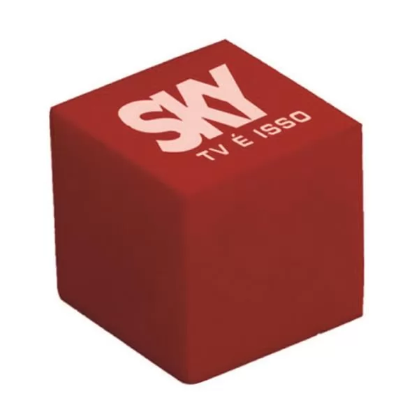 Cubo Anti Stress em Vinil Personalizado Cubo Anti Stress em Vinil Personalizado