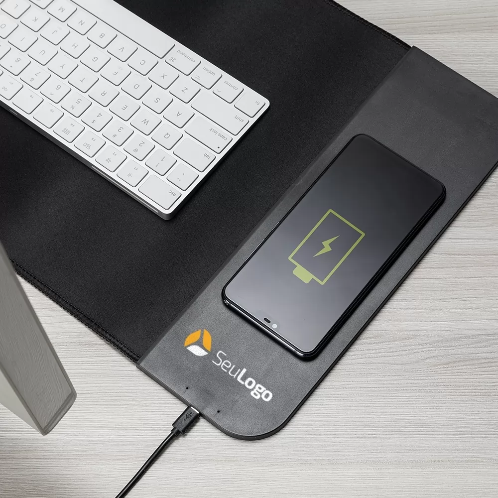 Desk Pad com carregamento por indução Personalizado Desk Pad com carregamento por indução Personalizado