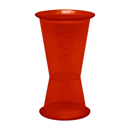 Dosador Duplo Dueto 50 ml / 25ml Personalizado Dosador Duplo Dueto 50 ml / 25ml Personalizado