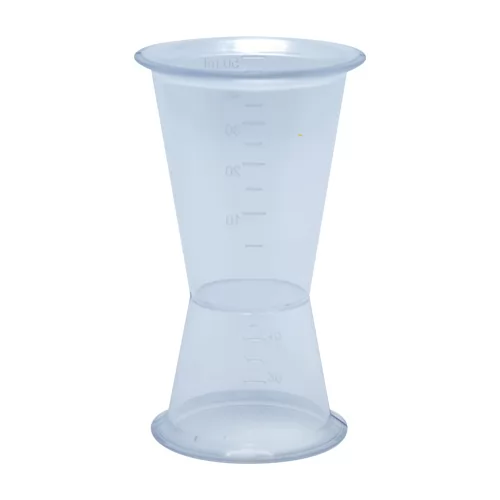 Dosador Duplo Dueto 50 ml / 25ml Personalizado Dosador Duplo Dueto 50 ml / 25ml Personalizado