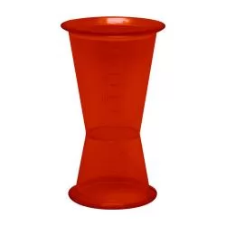Dosador Duplo Dueto 50 ml / 25ml Personalizado Dosador Duplo Dueto 50 ml / 25ml Personalizado
