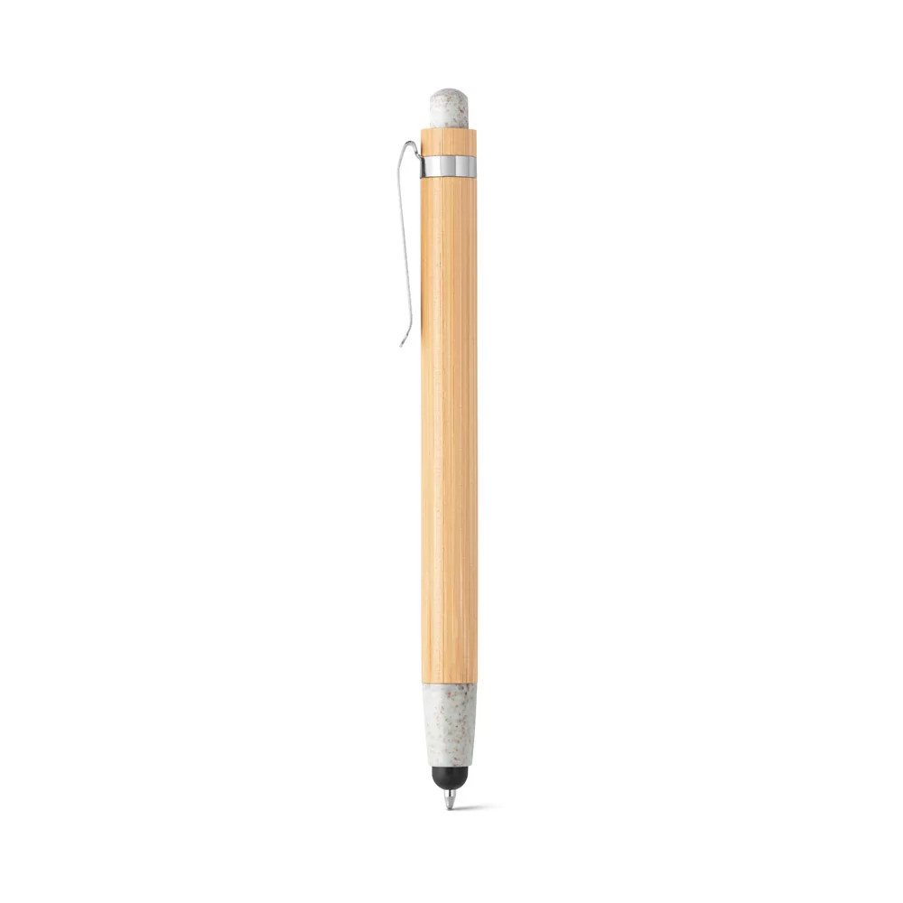 Esferográfica de Bambu com Touch Personalizada Esferográfica de Bambu com Touch Personalizada