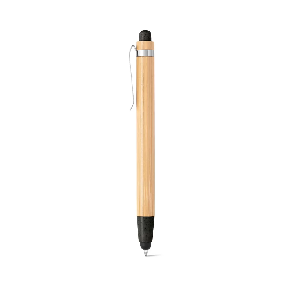 Esferográfica de Bambu com Touch Personalizada Esferográfica de Bambu com Touch Personalizada