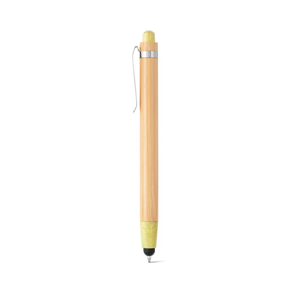Esferográfica de Bambu com Touch Personalizada Esferográfica de Bambu com Touch Personalizada