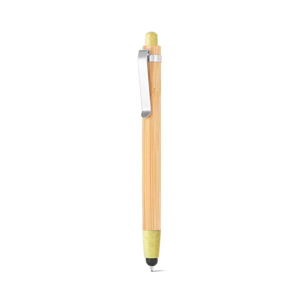 Esferográfica de Bambu com Touch Personalizada Esferográfica de Bambu com Touch Personalizada