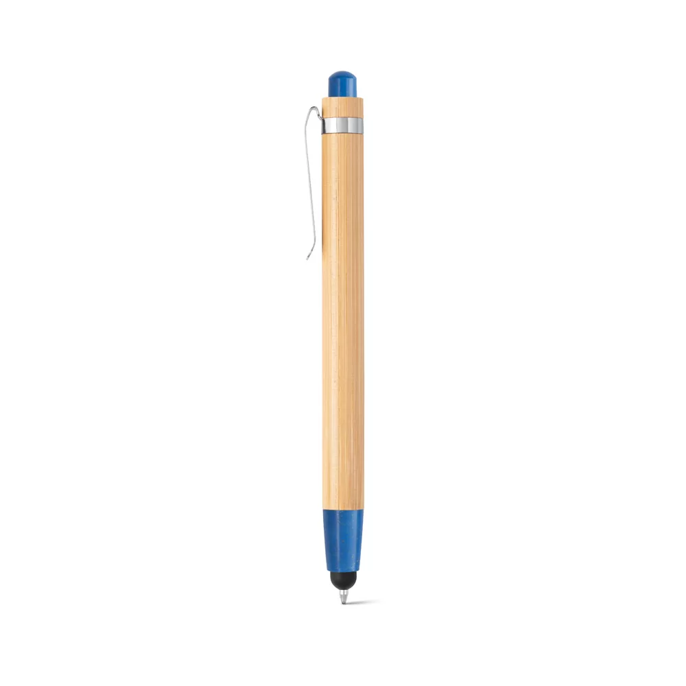 Esferográfica de Bambu com Touch Personalizada Esferográfica de Bambu com Touch Personalizada