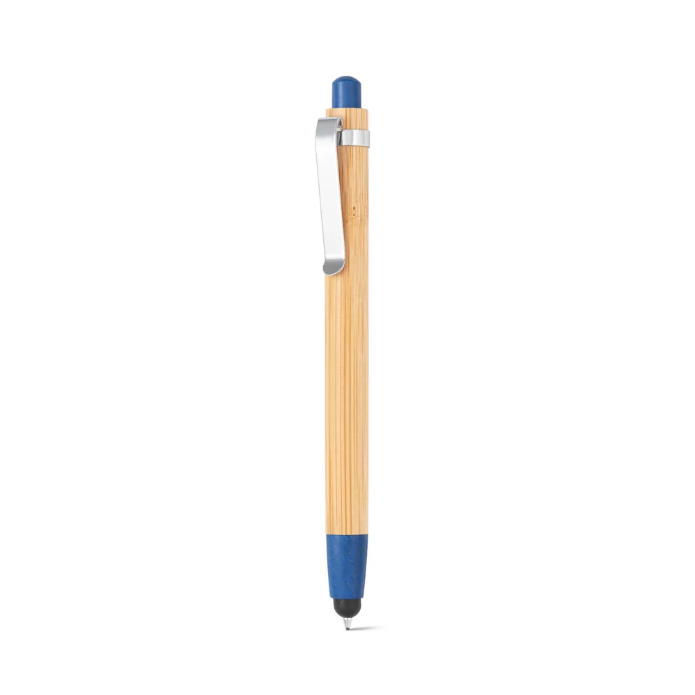 Esferográfica de Bambu com Touch Personalizada Esferográfica de Bambu com Touch Personalizada