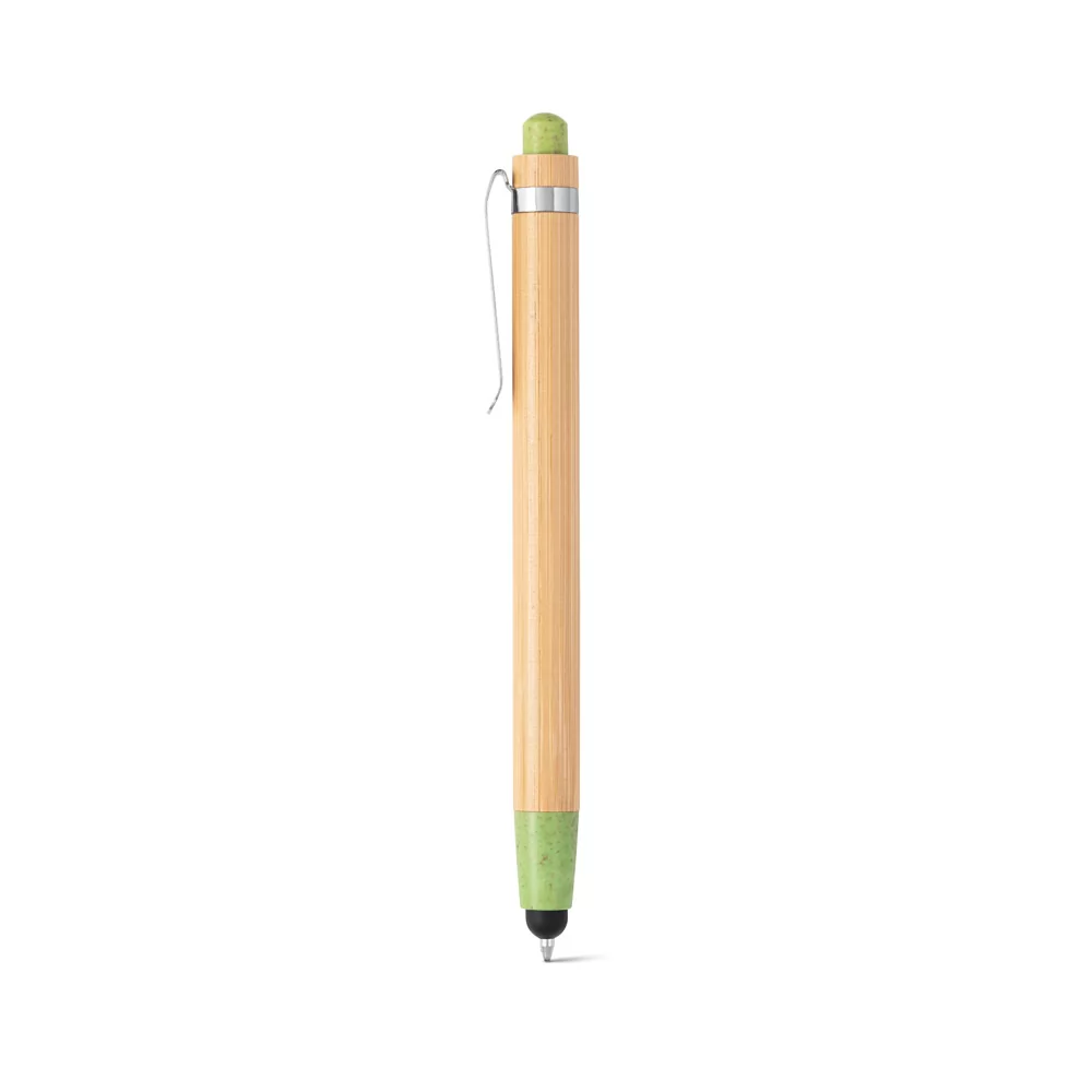 Esferográfica de Bambu com Touch Personalizada Esferográfica de Bambu com Touch Personalizada