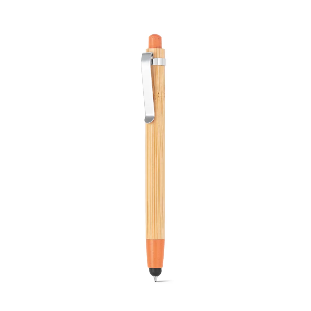 Esferográfica de Bambu com Touch Personalizada Esferográfica de Bambu com Touch Personalizada