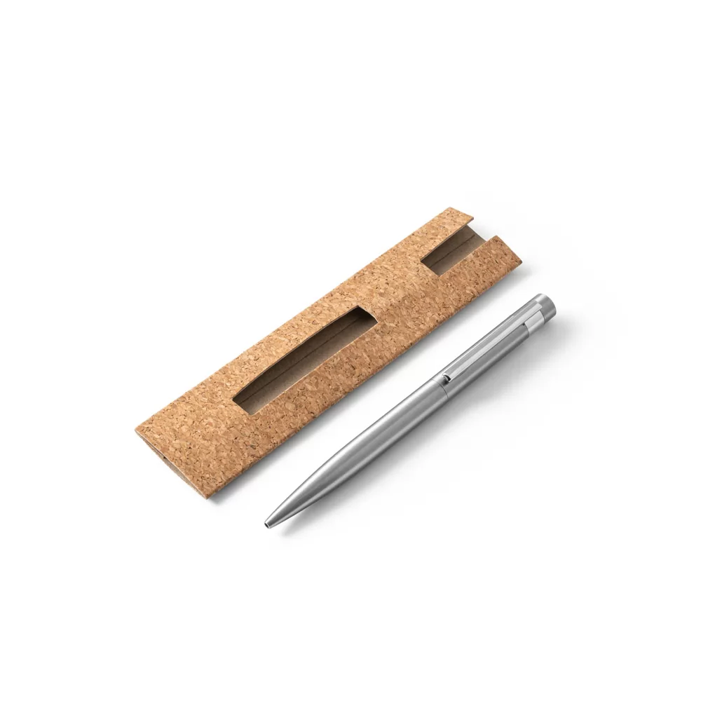 Esferográfica em 53% de aço inox reciclado Personalizada