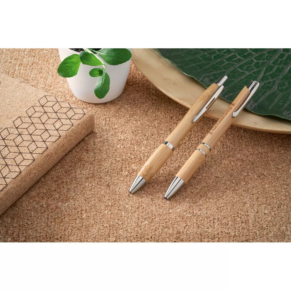 Esferográfica em Bambu Personalizada Esferográfica em Bambu Personalizada