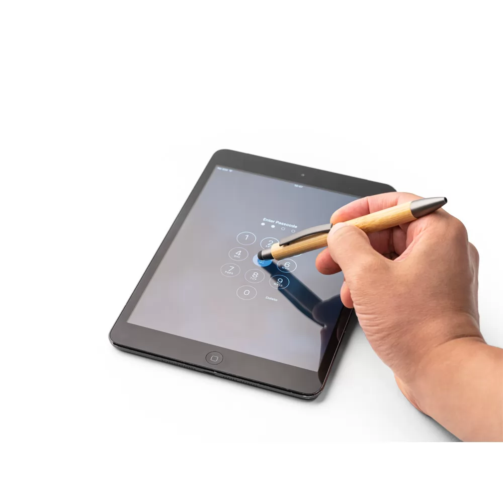 Esferográfica em bambu Personalizada Esferográfica em bambu Personalizada