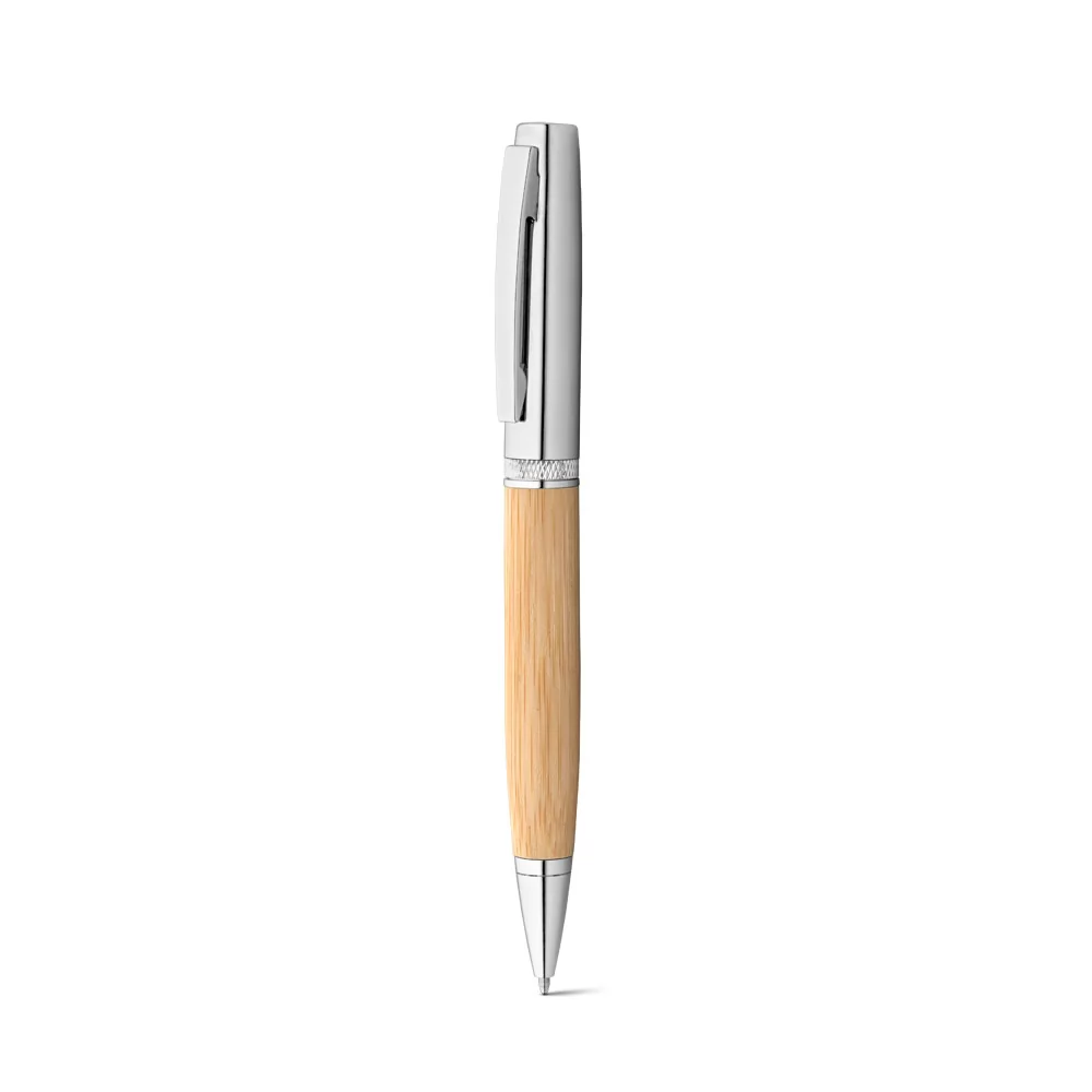 Esferográfica em bambu Personalizada Esferográfica em bambu Personalizada