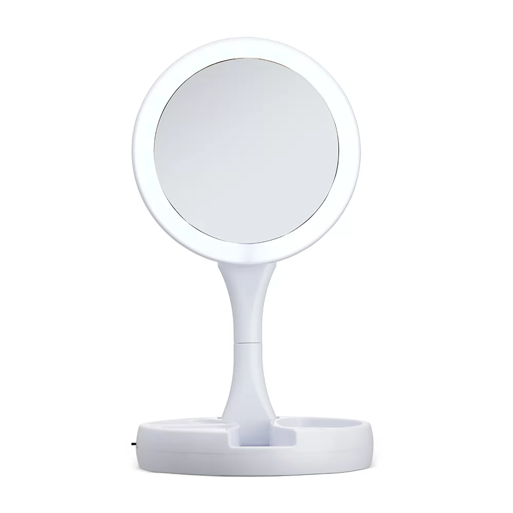 Espelho Dobrável com Led Recarregável Personalizado Espelho Dobrável com Led Recarregável Personalizado