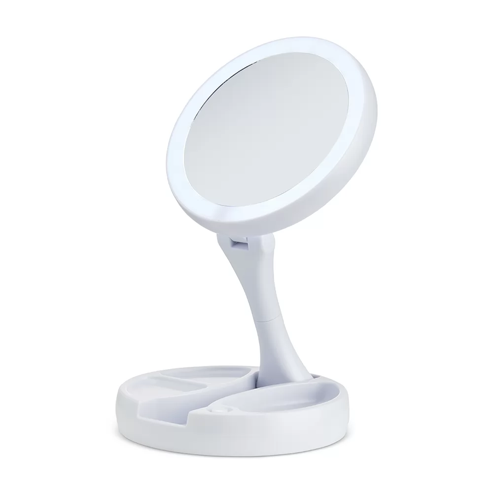 Espelho Dobrável com Led Recarregável Personalizado Espelho Dobrável com Led Recarregável Personalizado