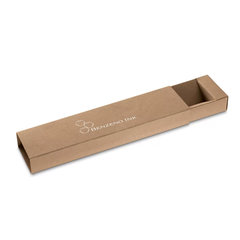Estojo de Papel Kraft para uma Caneta Personalizado Estojo de Papel Kraft para uma Caneta Personalizado