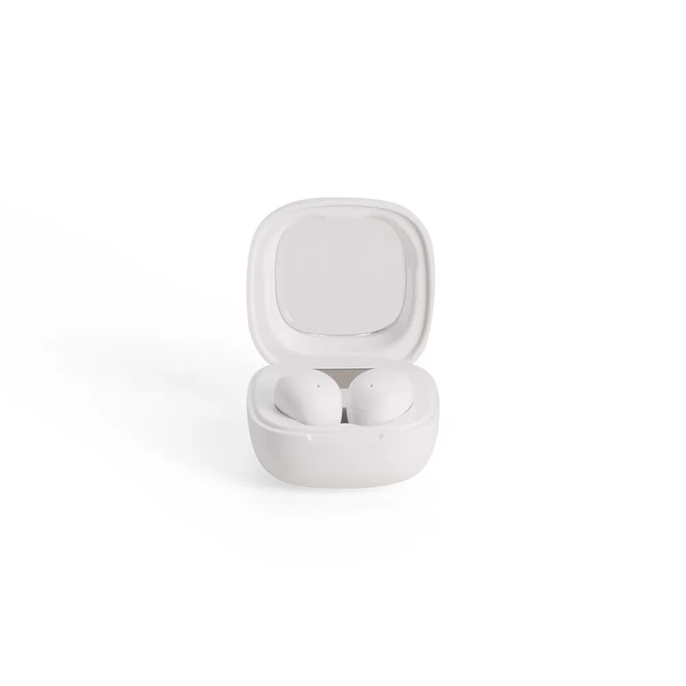 Fone de Ouvido Bluetooth com Case Carregador Personalizado