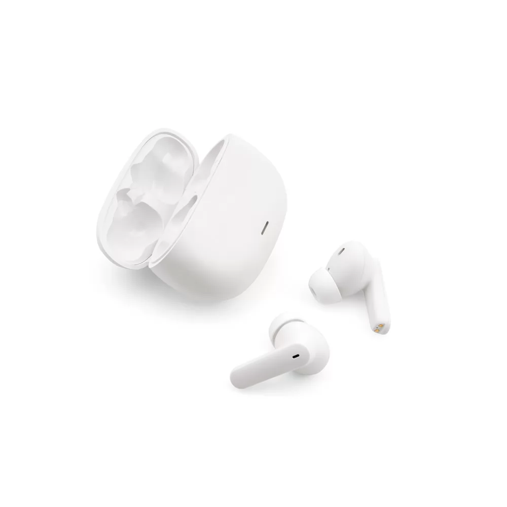 Fone de ouvido wireless em ABS 100% reciclado Personalizado Fone de ouvido wireless em ABS 100% reciclado Personalizado