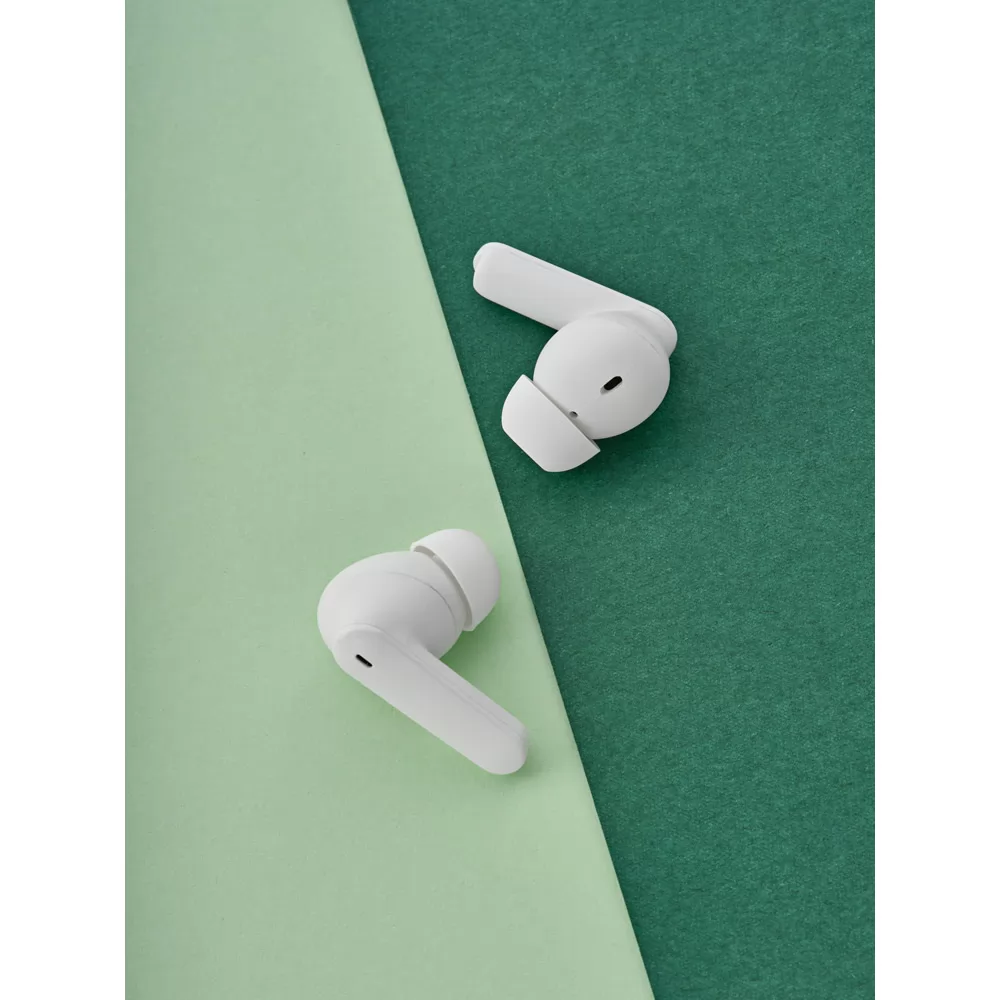 Fone de ouvido wireless em ABS 100% reciclado Personalizado Fone de ouvido wireless em ABS 100% reciclado Personalizado