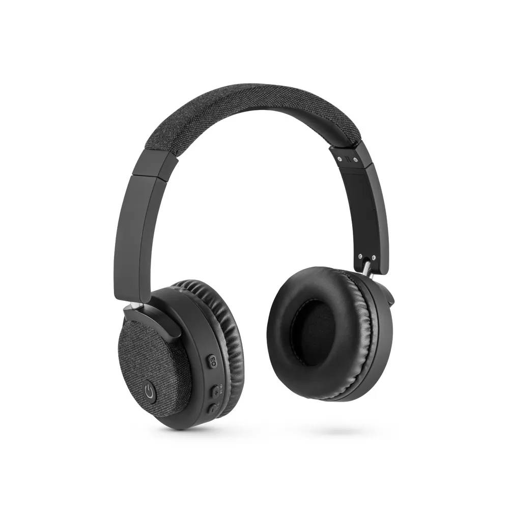 Fones de ouvido sem fios em ABS e tecido Personalizados Fones de ouvido sem fios em ABS e tecido Personalizados