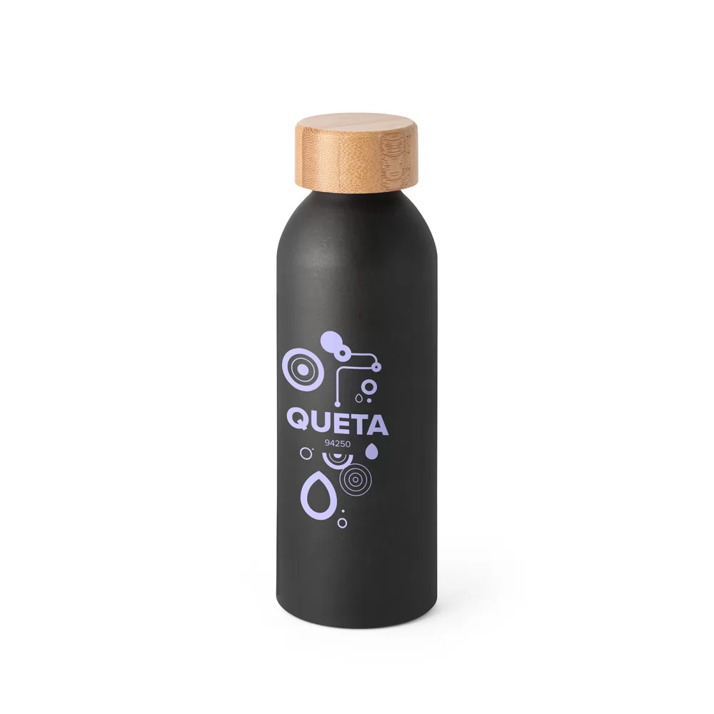 Garrafa Alumínio 550ml Com Tampa de Bambu Personalizada Garrafa Alumínio 550ml Com Tampa de Bambu Personalizada