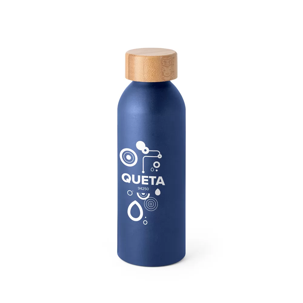 Garrafa Alumínio 550ml Com Tampa de Bambu Personalizada Garrafa Alumínio 550ml Com Tampa de Bambu Personalizada