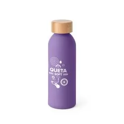 Garrafa de Alumínio 550ml Emborrachada Personalizada Garrafa de Alumínio 550ml Emborrachada Personalizada