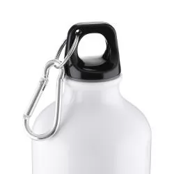 Garrafa de Alumínio Reciclado 550 ml Mosquetão Personalizada Garrafa de Alumínio Reciclado 550 ml Mosquetão Personalizada