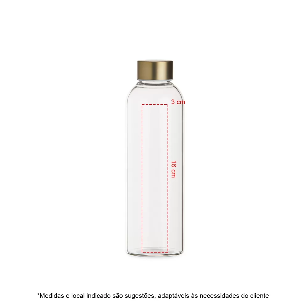 Garrafa de Vidro 650ml Personalizada Garrafa de Vidro 650ml Personalizada