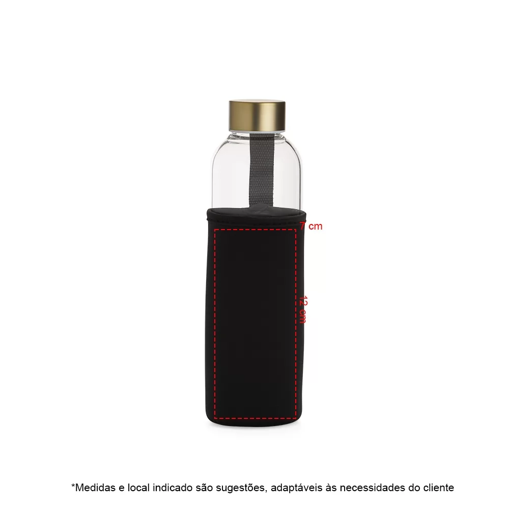 Garrafa de Vidro 650ml Personalizada Garrafa de Vidro 650ml Personalizada