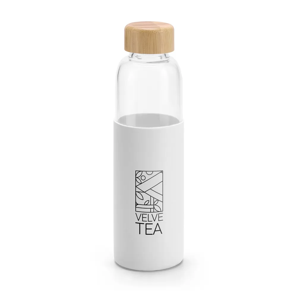 Garrafa de Vidro Borossilicato 600ml Personalizada Garrafa de Vidro Borossilicato 600ml Personalizada