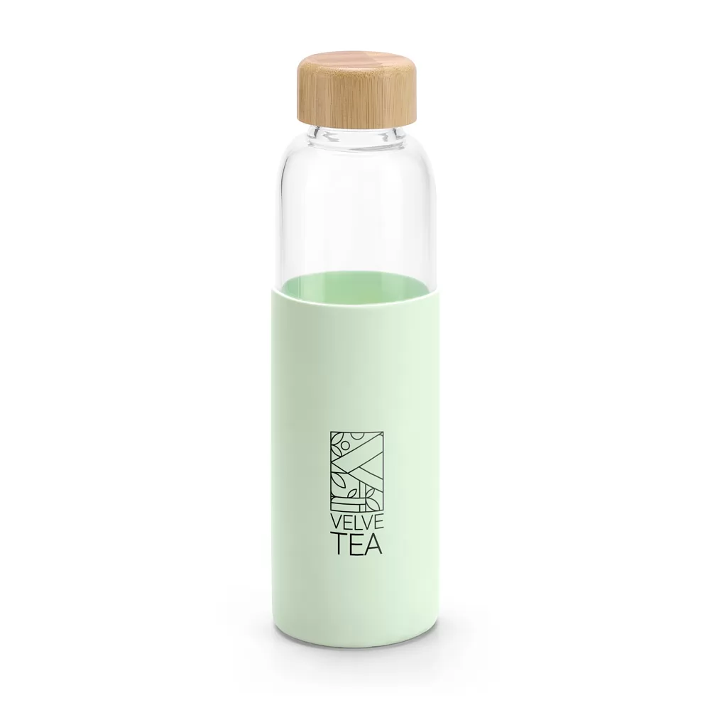 Garrafa de Vidro Borossilicato 600ml Personalizada Garrafa de Vidro Borossilicato 600ml Personalizada