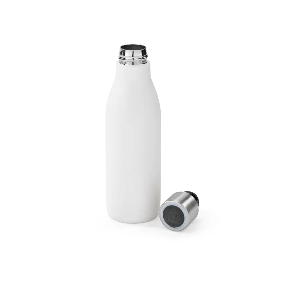 Garrafa em aço inox (90% reciclado) de parede dupla térmica 500 mL Personalizada Garrafa em aço inox (90% reciclado) de parede dupla térmica 500 mL Personalizada