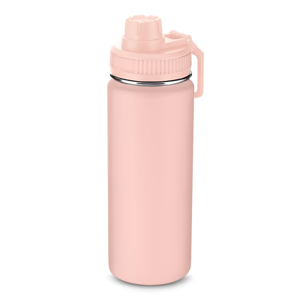 Garrafa em aço inox com capacidade de até 780 ml. Personalizada