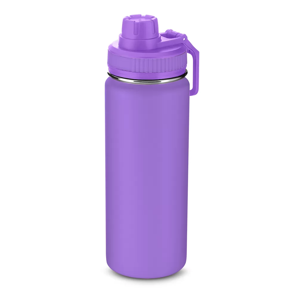 Garrafa em aço inox com capacidade de até 780 ml. Personalizada