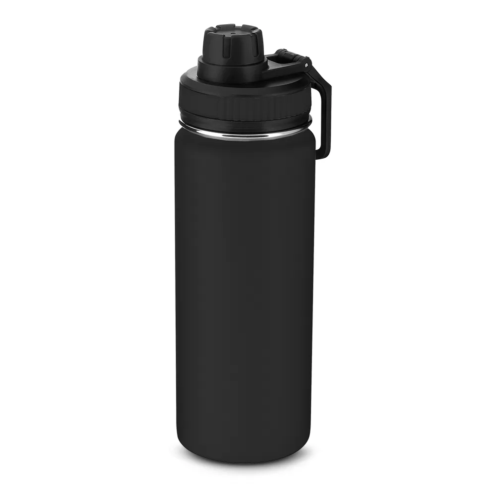Garrafa em aço inox com capacidade de até 780 ml. Personalizada