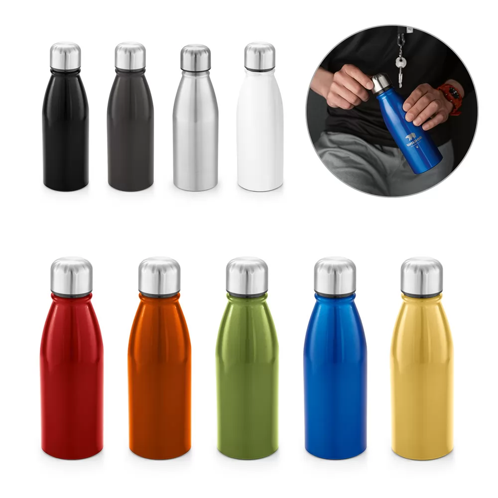 Garrafa em Alumínio 500ml Personalizada Garrafa em Alumínio 500ml Personalizada