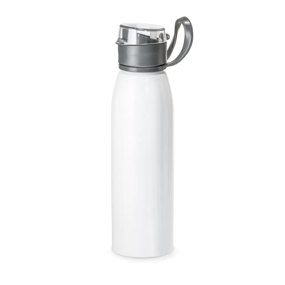 Garrafa em Alumínio 650ml Com Tampa Flip Top Personalizada