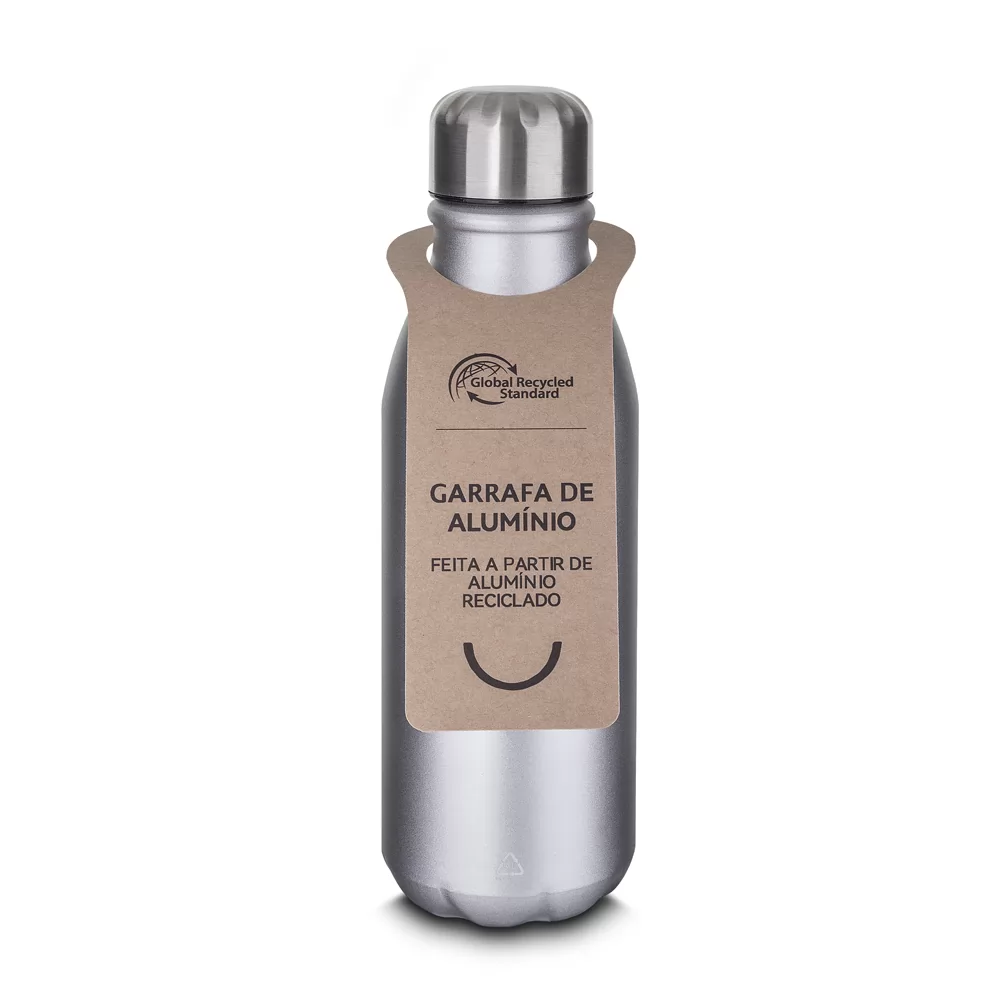 Garrafa em Alumínio de 550ml Personalizada Garrafa em Alumínio de 550ml Personalizada