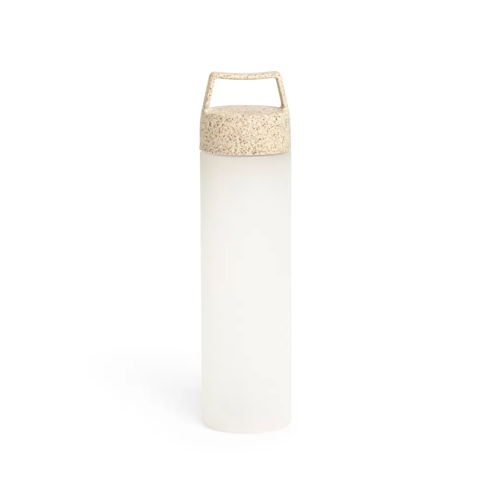 Garrafa Plástica 650ml Tampa em Fibra de Arroz Personalizada Garrafa Plástica 650ml Tampa em Fibra de Arroz Personalizada