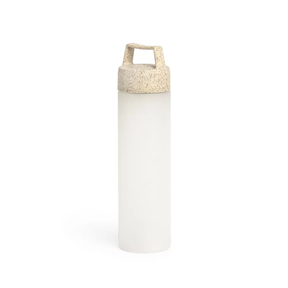 Garrafa Plástica 650ml Tampa em Fibra de Arroz Personalizada Garrafa Plástica 650ml Tampa em Fibra de Arroz Personalizada