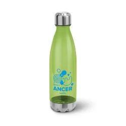 Garrafa Plástica com Acabamento em Aço Inox 700ml Personalizada Garrafa Plástica com Acabamento em Aço Inox 700ml Personalizada