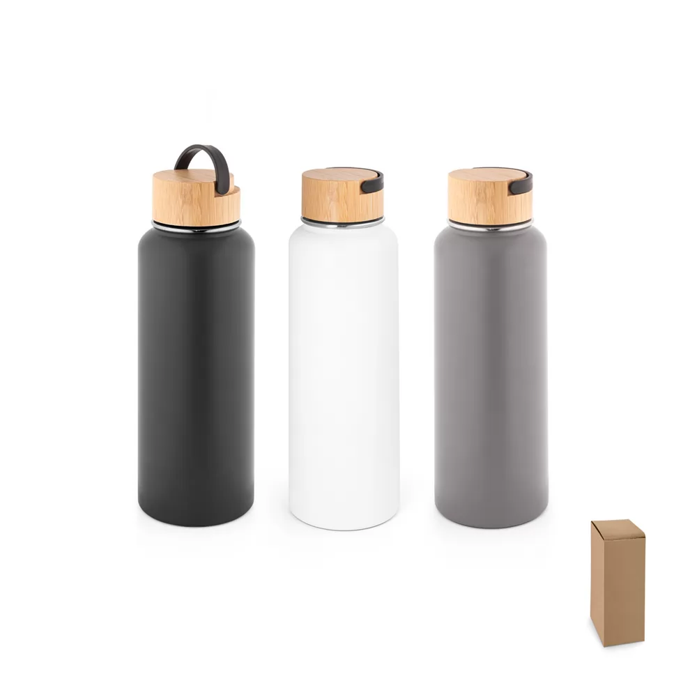 Garrafa térmica em aço inox ( 90% reciclado) 1,2 Litros Personalizada Garrafa térmica em aço inox ( 90% reciclado) 1,2 Litros Personalizada