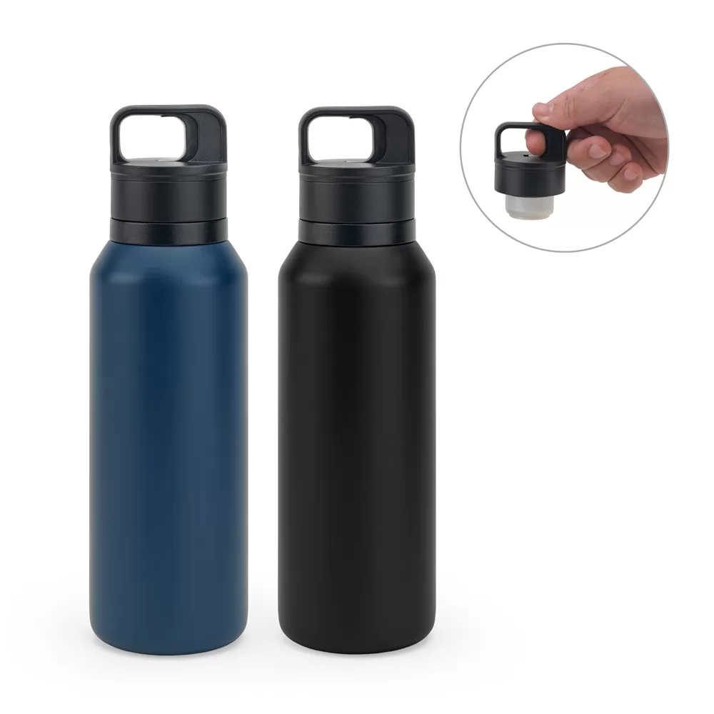 Garrafa Térmica em Aço Inox 91% Reciclado Personalizada Garrafa Térmica em Aço Inox 91% Reciclado Personalizada
