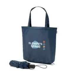 GUARDA CHUVA 2 EM 1 COM SACOLA DE COMPRAS EM POLIÉSTER RECICLADO Personalizada GUARDA CHUVA 2 EM 1 COM SACOLA DE COMPRAS EM POLIÉSTER RECICLADO Personalizada