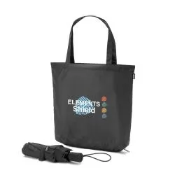 GUARDA CHUVA 2 EM 1 COM SACOLA DE COMPRAS EM POLIÉSTER RECICLADO Personalizada GUARDA CHUVA 2 EM 1 COM SACOLA DE COMPRAS EM POLIÉSTER RECICLADO Personalizada