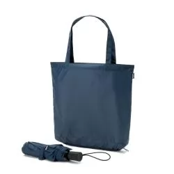GUARDA CHUVA 2 EM 1 COM SACOLA DE COMPRAS EM POLIÉSTER RECICLADO Personalizada GUARDA CHUVA 2 EM 1 COM SACOLA DE COMPRAS EM POLIÉSTER RECICLADO Personalizada