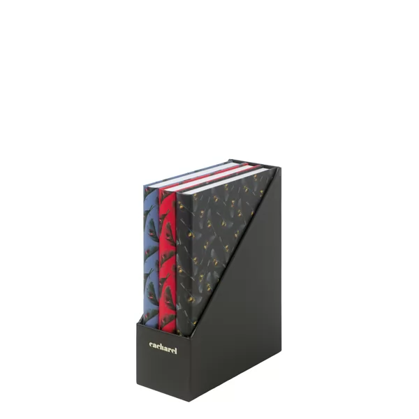 Kit 3 cadernos premium Cacharel Personalizado Kit 3 cadernos premium Cacharel Personalizado